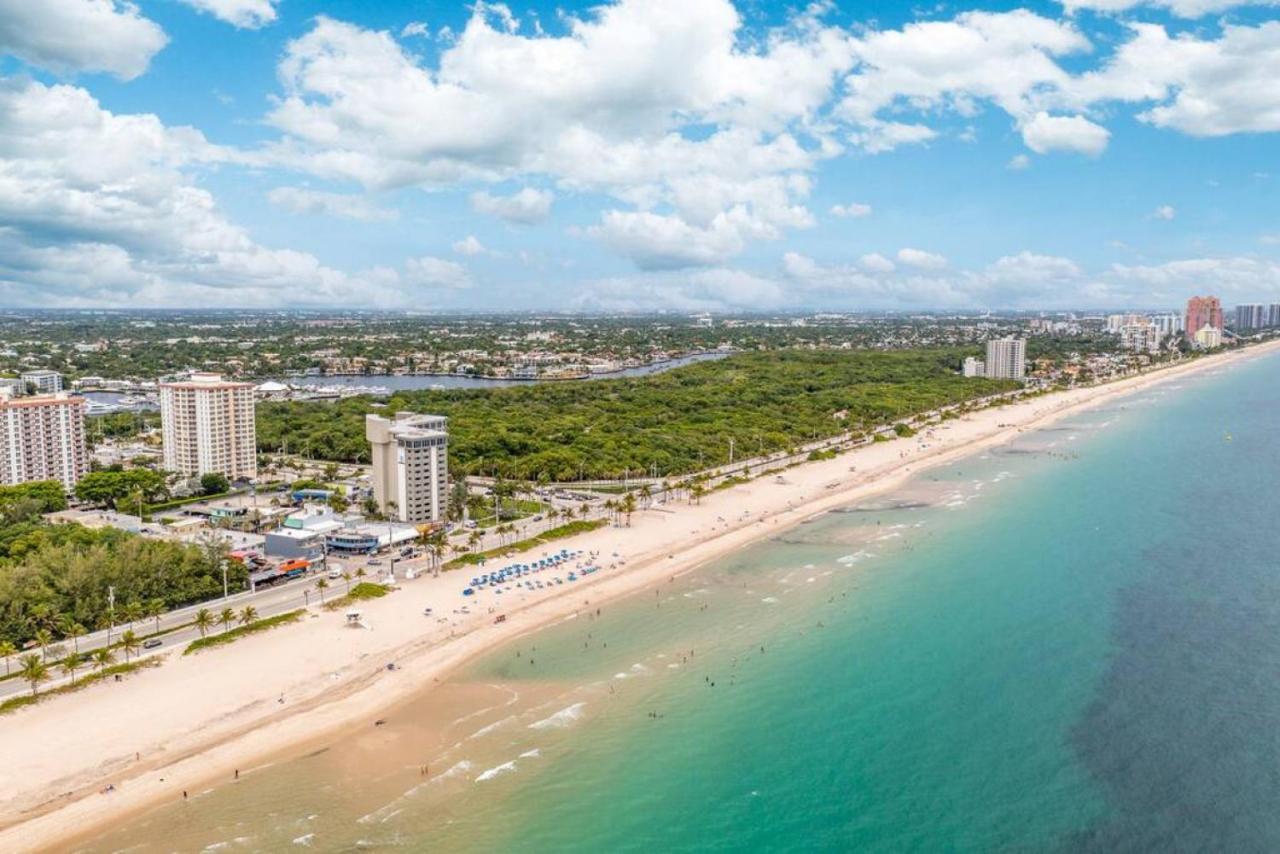 The Purple Pelican Beachfront With Ocean Balcony Unit 3 Fort Lauderdale Eksteriør billede